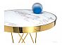 Стол деревянный Milena white / gold
