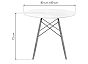 Стол деревянный Table 80 white / wood