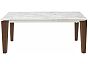 Стол ESMIR 160 MATTE ARABESCATO SOLID CERAMIC/ орех, ®DISAUR