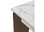 Стол ESMIR 160 MATTE ARABESCATO SOLID CERAMIC/ орех, ®DISAUR