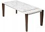 Стол ESMIR 160 MATTE ARABESCATO SOLID CERAMIC/ орех, ®DISAUR