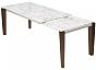 Стол ESMIR 160 MATTE ARABESCATO SOLID CERAMIC/ орех, ®DISAUR
