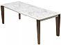 Стол ESMIR 160 MATTE ARABESCATO SOLID CERAMIC/ орех, ®DISAUR