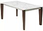 Стол ESMIR 180 MATTE ARABESCATO SOLID CERAMIC/ орех, ®DISAUR