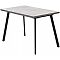 Стол ФИН 120 Цемент/черный каркас М-City