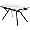 Стол ЛИБЕРТИ 180 Cold Jade, керамика / Черный каркас М-City
