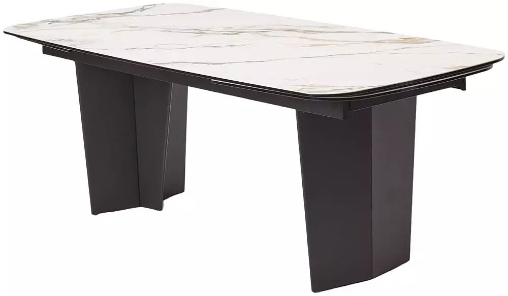 Стол MIKKEL 200 TL-188 испанская керамика черный каркас DISAUR 134900₽