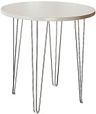 

Стол обеденный круглый TLC-1.2 Cashmere In 2S/C Хром 732*750*750, Cashmere in 2s;хром