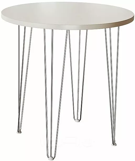 Стол обеденный круглый TLC-1.2 Cashmere In 2S/C Хром 732*750*750