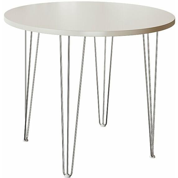 Стол обеденный круглый TLC-1.2 Cashmere In 2S/C Хром 732*900*900