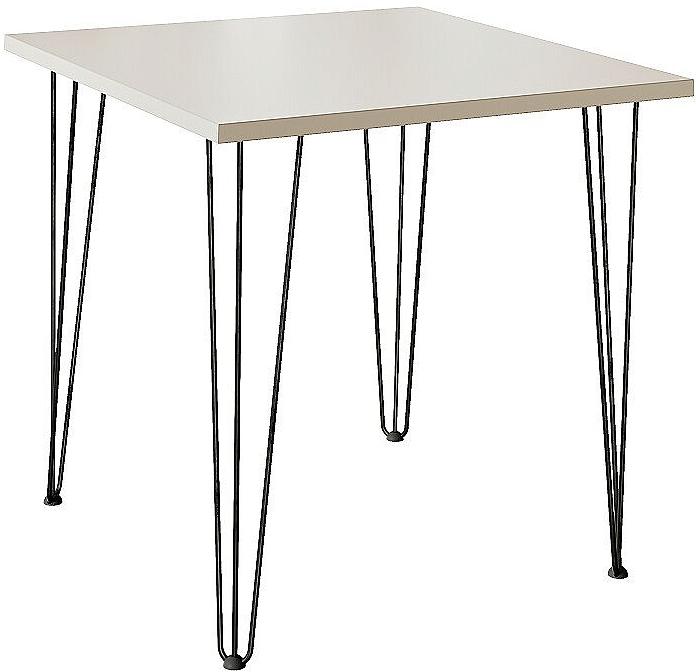 

Стол обеденный квадратный TLC-1.2 Cashmere In 2S/B Черный 732*750*750