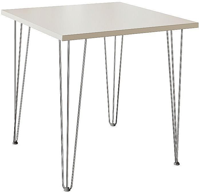 

Стол обеденный квадратный TLC-1.2 Cashmere In 2S/C Хром 732*750*750