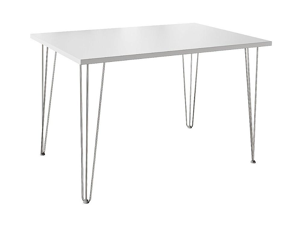 

Стол обеденный прямоугольный TLC-1.2 White In 2S/C Хром 732*1200*750