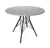 

Стол Sheffilton SHT-TU2-1/90 МДФ чёрный муар/серый мрамор, Серый мрамор;чёрный муар