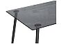 Стол стеклянный Smoke 120х80х75 clear gray / black