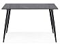 Стол стеклянный Smoke 120х80х75 clear gray / black