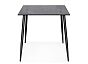 Стол стеклянный Smoke 120х80х75 clear gray / black