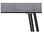 Стол стеклянный Smoke 120х80х75 clear gray / black