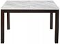 Стол TME-6931 MBH SWEDEN белый мрамор / BB темный орех M-City
