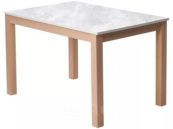 Стол TME-6931 MBH SWEDEN белый мрамор / MILKY WHITE  M-City