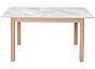 Стол TME-6931 MBH SWEDEN белый мрамор / MILKY WHITE M-City