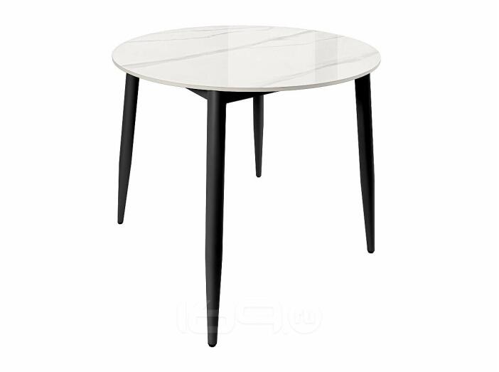 Стол Uni-Form-R.2B SBlack/White Gloss Marble 727*800*800