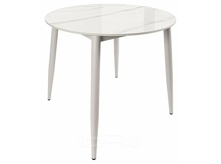 Стол Uni-Form-R.2B SGrey/White Gloss Marble 727*800*800