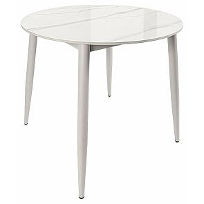 Стол Uni-Form-R.2B SGrey/White Gloss Marble 727*800*800