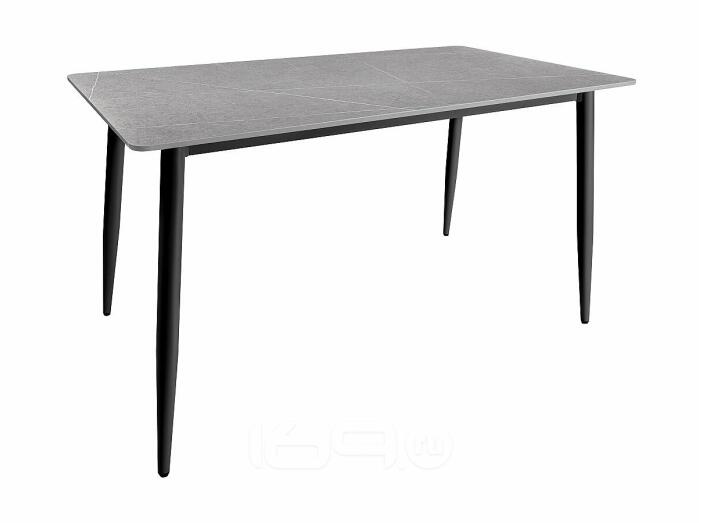 Стол Uni-Form-S2.2B SBlack/Grey Matt Cliff 727*1300*700