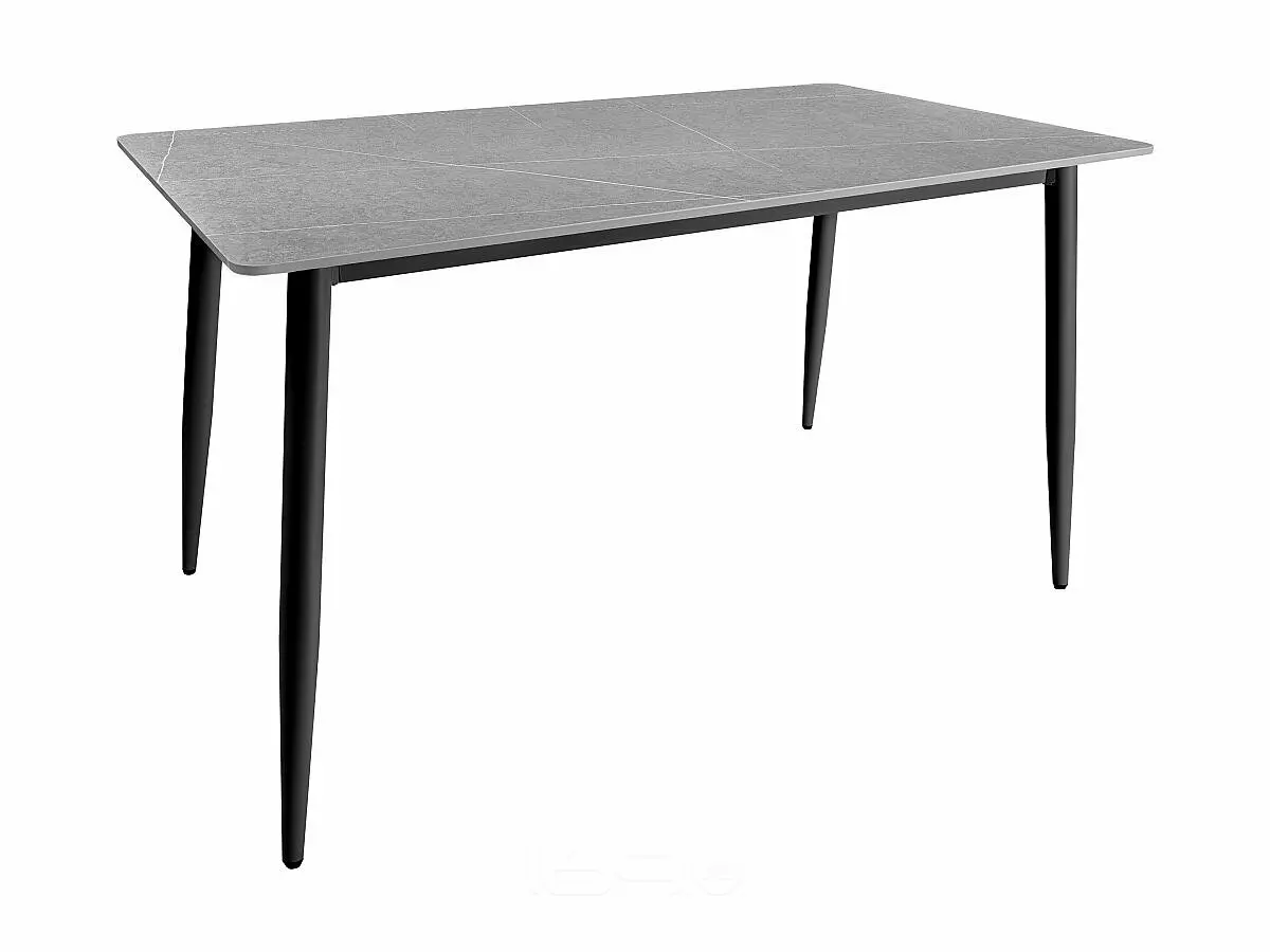 Стол Uni-Form-S2.2B SBlack/Grey Matt Cliff 727*1300*700