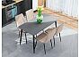 Стол Uni-Form-S2.2B SBlack/Grey Matt Cliff 727*1300*700