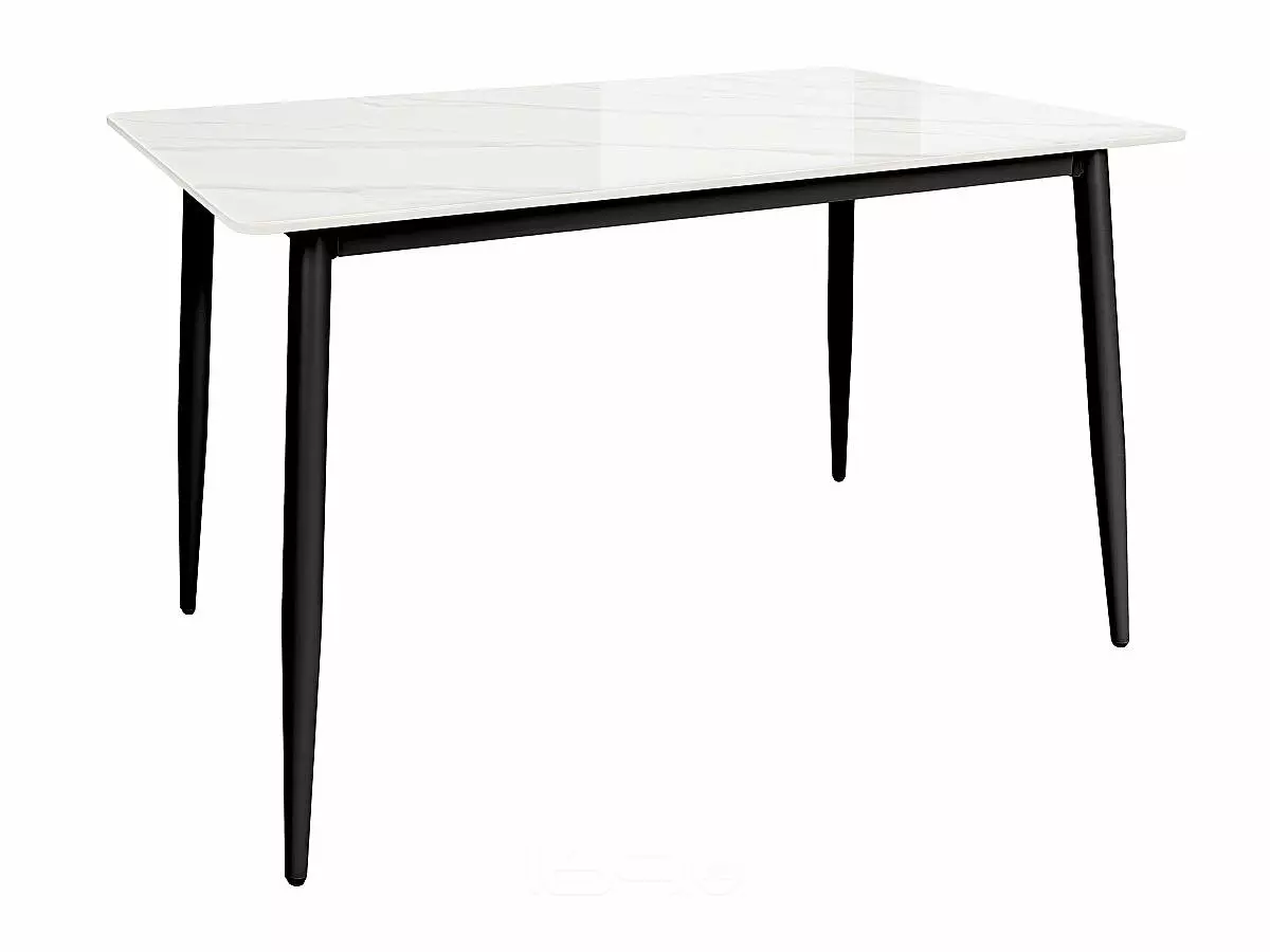 Стол Uni-Form-S2.2B SBlack/White Gloss Marble 727*1300*700
