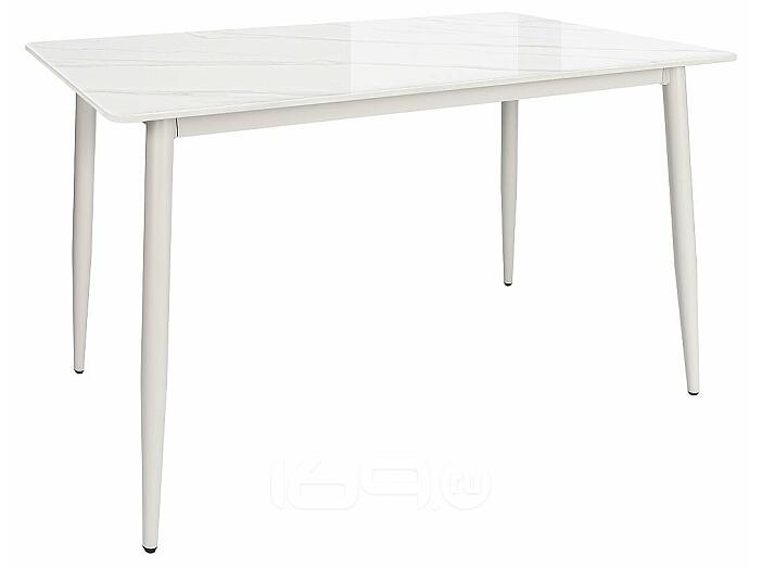 Стол Uni-Form-S2.2B SGrey/White Gloss Marble 727*1300*700