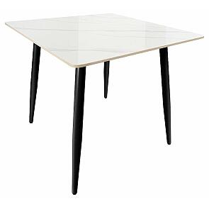 Стол Uni-Form-S.2B SBlack/White Gloss Marble 727*800*800