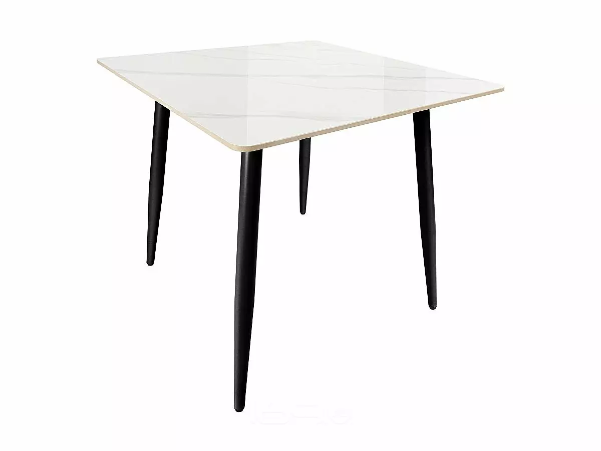 Стол Uni-Form-S.2B SBlack/White Gloss Marble 727*800*800