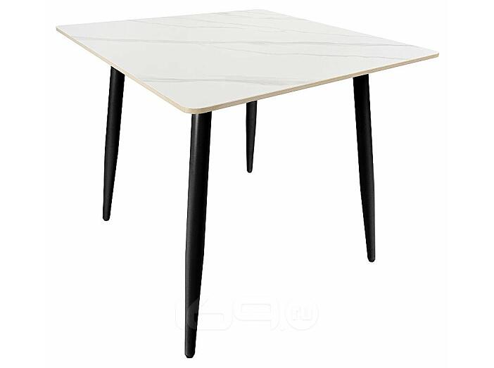 Стол Uni-Form-S.2B SBlack/White Matt Marble 727*800*800