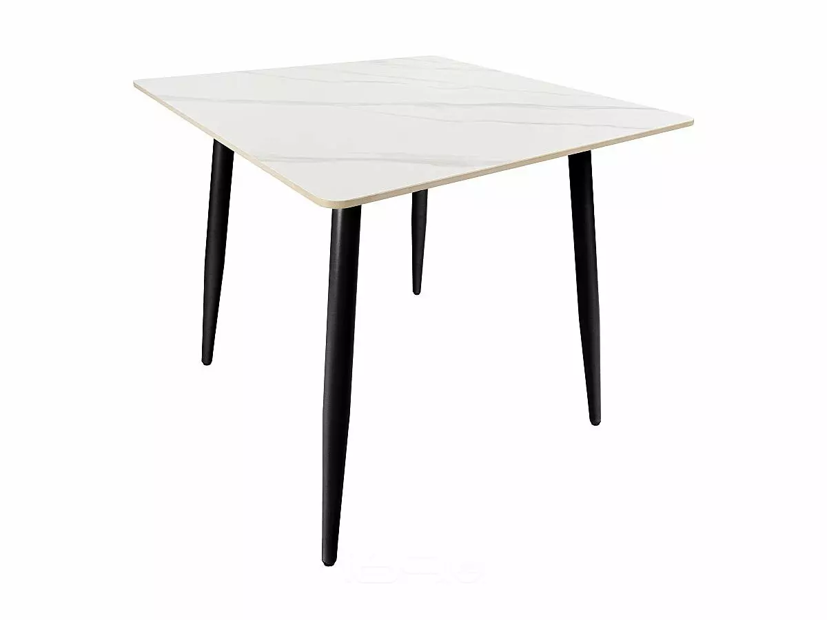Стол Uni-Form-S.2B SBlack/White Matt Marble 727*800*800