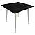 Стол Uni-Form-S.2B SGrey/Black Matt Laurent 727*800*800