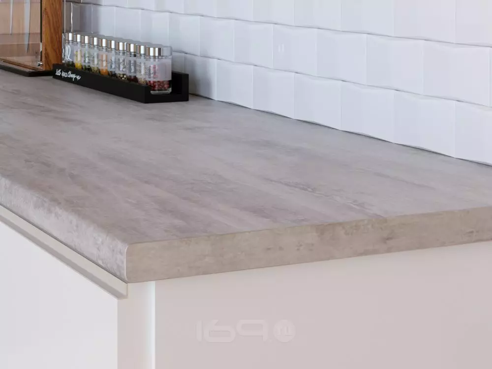 Столешница прямая/1/Stromboli grey матовая 3000*600*38 (влагостойкая)R3