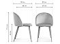 Стул Aldo grey/wood