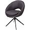 Стул ANABEL 360 град. поворот Черный  Maison 99# / OTE COBBLE 457 / серый каркас, ®DISAUR Стул ANABEL 360 град. поворот Черный  Maison 99# / OTE COBBLE 457 / серый каркас, ®DISAUR