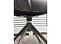 Стул ANABEL 360 град. поворот Черный Maison 99# / OTE COBBLE 457 / серый каркас, ®DISAUR