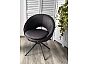 Стул ANABEL 360 град. поворот Черный Maison 99# / OTE COBBLE 457 / серый каркас, ®DISAUR