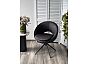 Стул ANABEL 360 град. поворот Черный Maison 99# / OTE COBBLE 457 / серый каркас, ®DISAUR