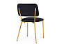 Стул Armond black/gold