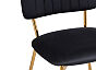 Стул Armond black/gold
