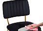 Стул Armond black/gold