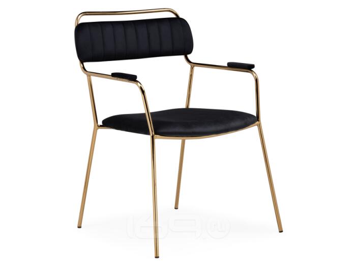 Стул Aspen black/gold