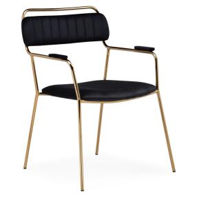 Стул Aspen black/gold