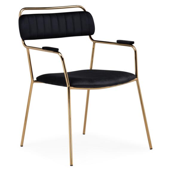 Стул Aspen black/gold